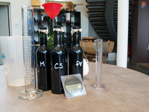 Bouteille de vin personnalise biologique  Bordeaux