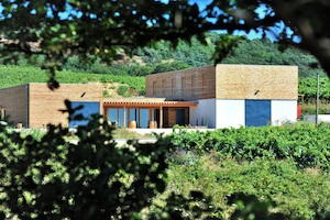 Chai architecture contemporaine Languedoc Domaine Allegria