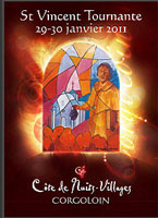 Affiche Saint Vincent Tournante 2011 Corgoloin