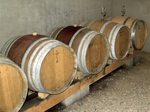 Vieillissement des vins de pinot noir en fûts de chêne 